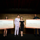 simu liu presents feeding america with donation